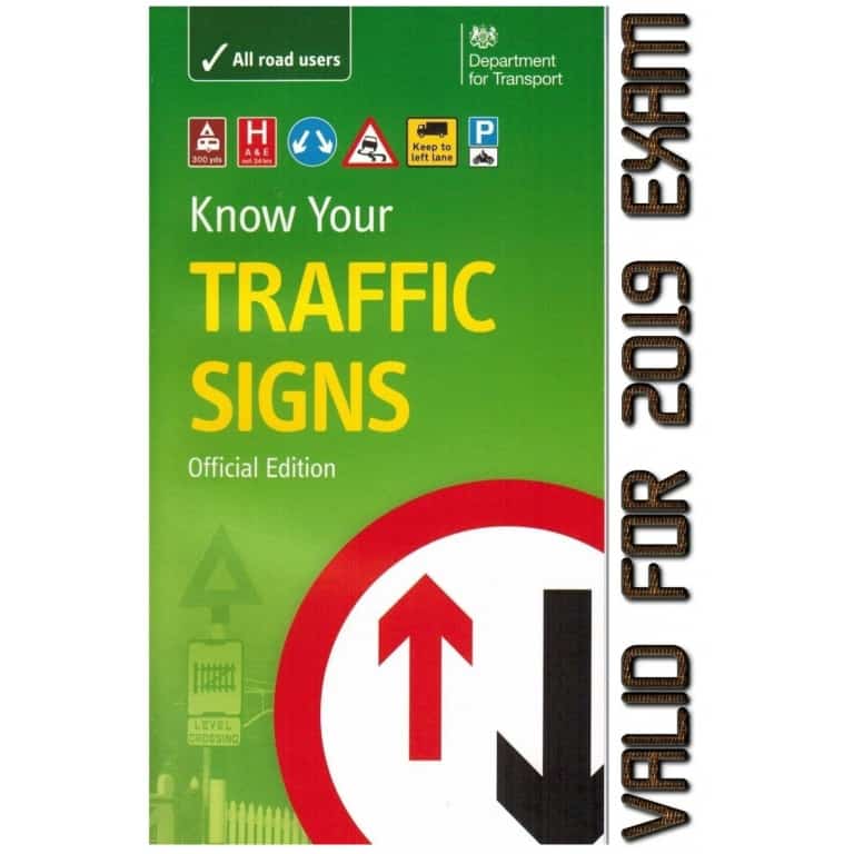 Road TRAFFIC signs book know your driving skills transport paperback